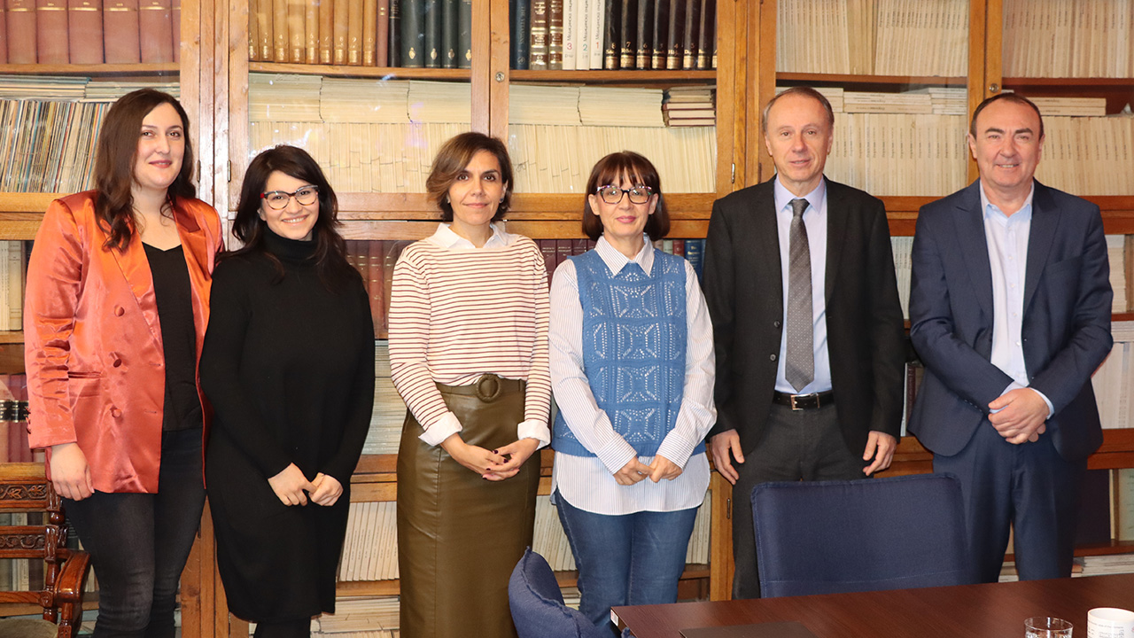 The Rector of the University of Belgrade visits the Institute for Medical Research